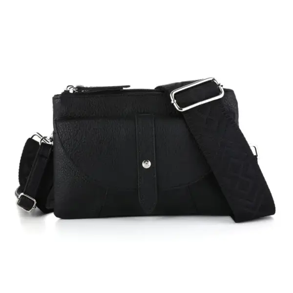 Crossbody Tas met Geborduurde Band - Afbeelding 3