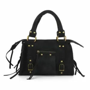 Handtas met Vintage Studs en Ritsdetails