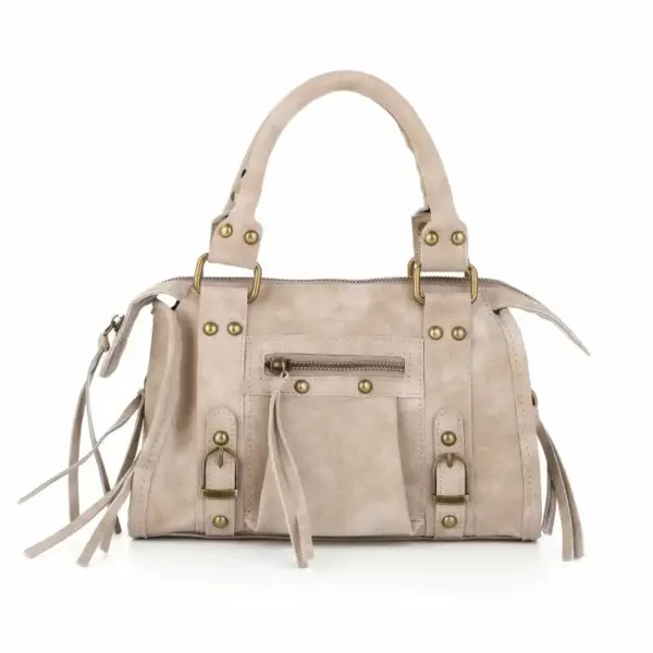 Handtas met Vintage Studs en Ritsdetails - Afbeelding 4