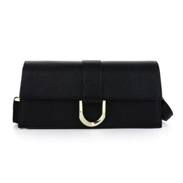 Luxe Clutch met Gouden D-Sluiting - Afbeelding 3