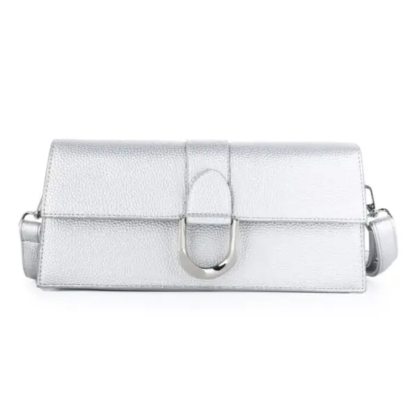 Luxe Clutch met Gouden D-Sluiting - Afbeelding 11