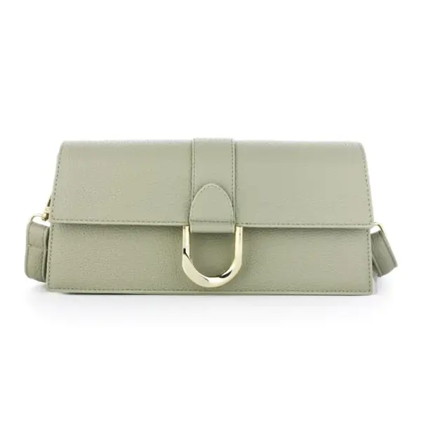 Luxe Clutch met Gouden D-Sluiting - Afbeelding 6