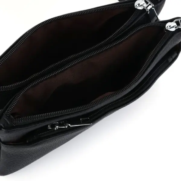 Crossbody Tas met Dubbele Ritsvakken - Afbeelding 2