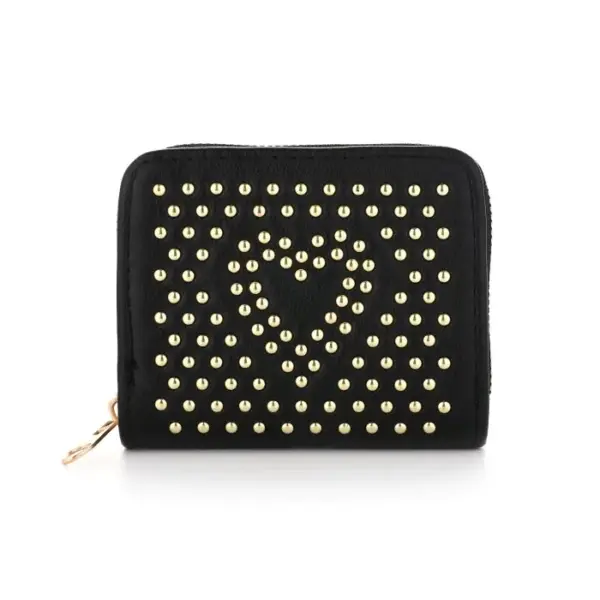 Portemonnee met Gouden Studs & Hartdesign - Afbeelding 3