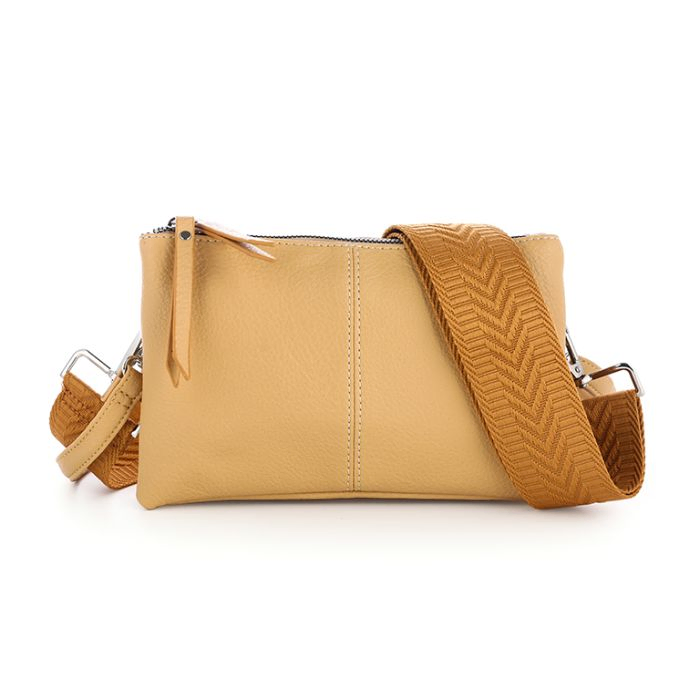 Crossbodytas met brede geweven schouderband - Afbeelding 9